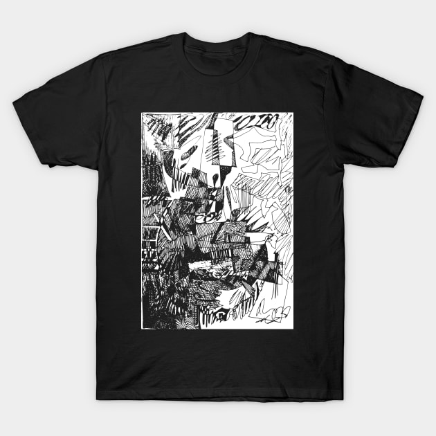 Ordaos - Abstract Drawing #2 T-Shirt by MrBenny